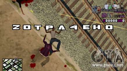 Con la vida de HUD-Getto para GTA San Andreas