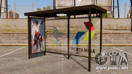 Paradas de autobús Naruto para GTA 4