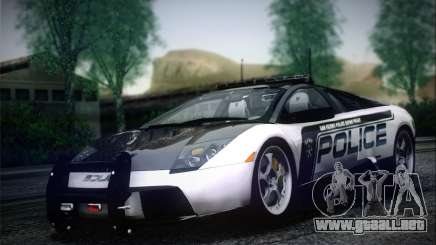Lamborghini Murciélago policía 2005 para GTA San Andreas