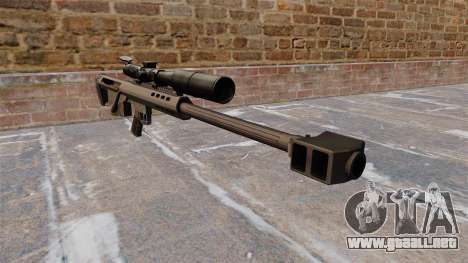 Rifle de francotirador Barrett M95 para GTA 4