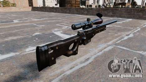 Rifle de francotirador AI Arctic Warfare Magnum para GTA 4