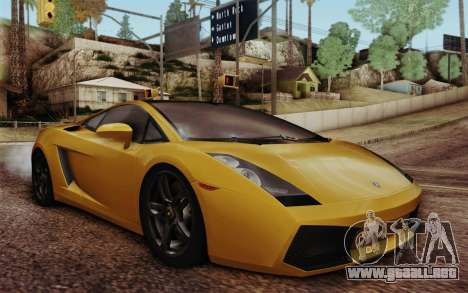 Lamborghini Gallardo SE para GTA San Andreas