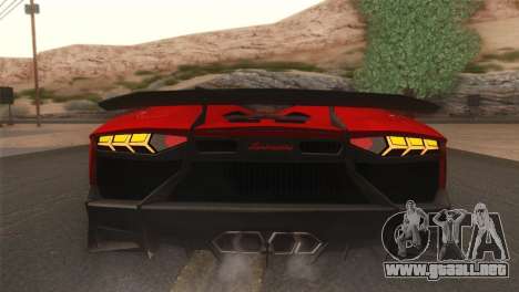 Lamborghini Aventador J 2012 v1.0 para GTA San Andreas