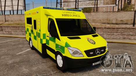 Mercedes-Benz Sprinter [ELS] London Ambulance para GTA 4