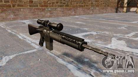 Rifle de francotirador Armalite AR-10 para GTA 4