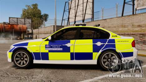 BMW 330i Metropolitan Police [ELS] para GTA 4