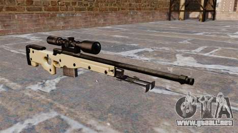Rifle de francotirador L115A1 AW para GTA 4