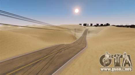 Ubicación de la carretera del desierto para GTA 4
