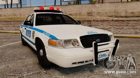 Ford Crown Victoria 1999 NYPD para GTA 4