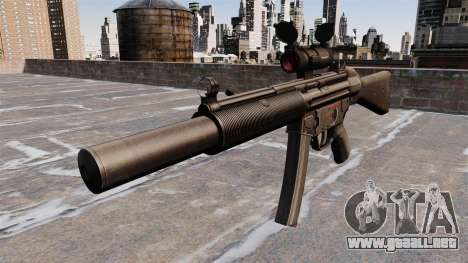 Ametralladora HK MP5SD2 para GTA 4