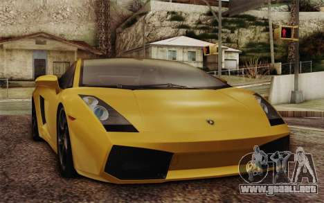 Lamborghini Gallardo SE para GTA San Andreas