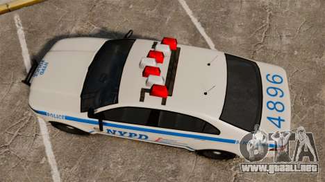 GTA V Police Vapid Interceptor NYPD para GTA 4