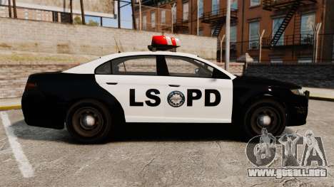 GTA V Vapid Police Interceptor LSPD para GTA 4