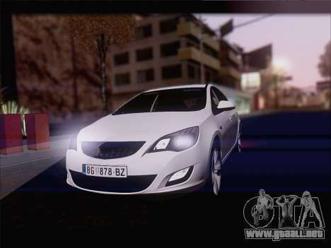 Opel Astra J 2011 para GTA San Andreas