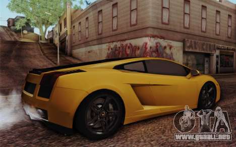 Lamborghini Gallardo SE para GTA San Andreas