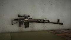rifle de francotirador de 7.62 Dragunov SVD-s para GTA San Andreas