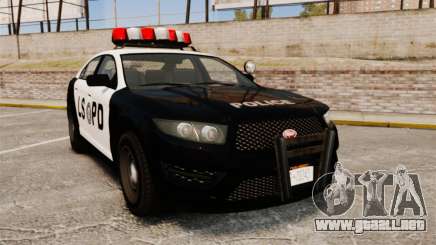 GTA V Vapid Police Interceptor LSPD para GTA 4