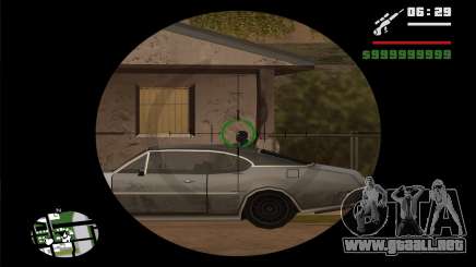 GTA V Sniper Scope para GTA San Andreas