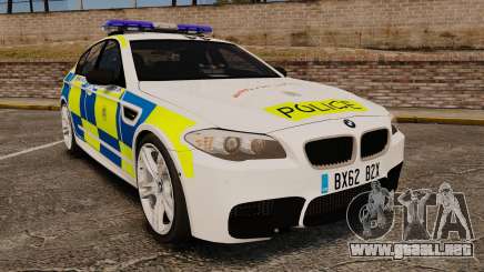 BMW M5 Marked Police [ELS] para GTA 4