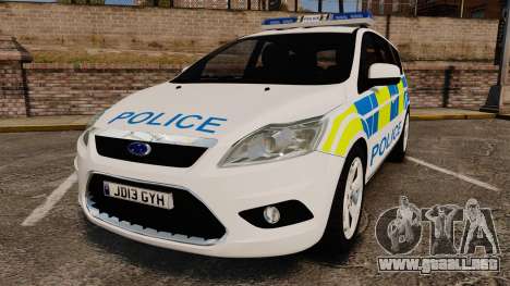 Ford Focus Estate Essex Police [ELS] para GTA 4