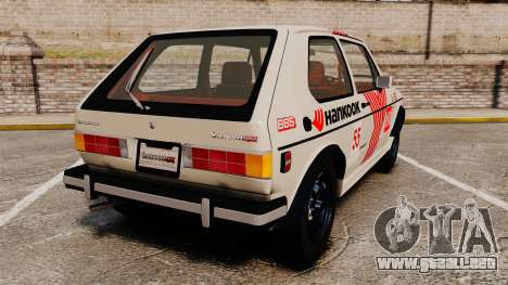 Volkswagen Rabbit GTI 1984 para GTA 4