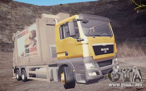 MAN TGS 18.320 Trash Truck para GTA San Andreas