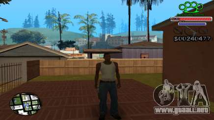 C-HUD Gangster by NickQuest para GTA San Andreas