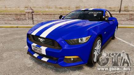 Ford Mustang GT 2015 Unmarked Police [ELS] para GTA 4
