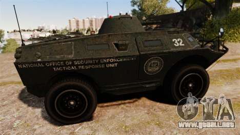 GTA IV TBoGT APC para GTA 4