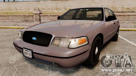 Ford Crown Victoria 2008 LCPD Detective [ELS] para GTA 4