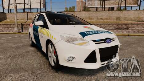 Ford Focus 2013 Hungarian Police [ELS] para GTA 4