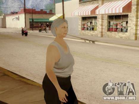 Mujer de edad avanzada para GTA San Andreas
