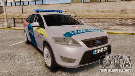 Ford Mondeo Hungarian Police [ELS] para GTA 4