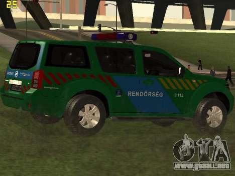Nissan Pathfinder Police para GTA San Andreas