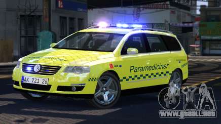 Volkswagen Passat Variant 2010 Paramedic [ELS] para GTA 4