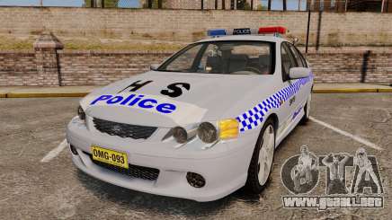 Ford Falcon XR8 Police Western Australia [ELS] para GTA 4