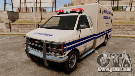 Brute MPMU Ambulance para GTA 4