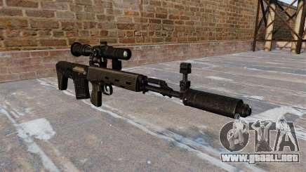 Rifle de francotirador SVD acortado para GTA 4