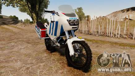 El portugués motocicleta de la policía [ELS] para GTA 4