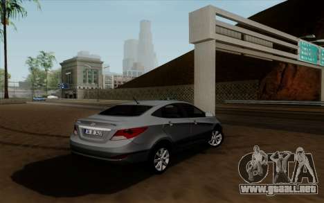 Hyundai Solaris para GTA San Andreas