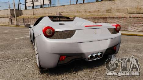 Ferrari 458 Spider para GTA 4
