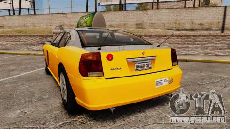 Bravado Buffalo Taxi para GTA 4