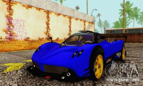 Pagani Zonda Type R Blue para GTA San Andreas