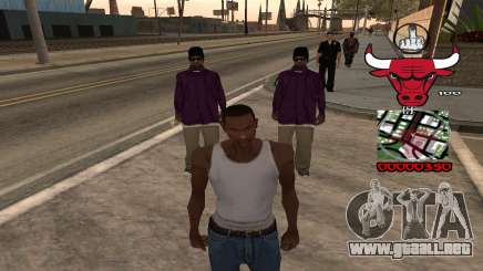 C-HUD Chicago Bulls para GTA San Andreas