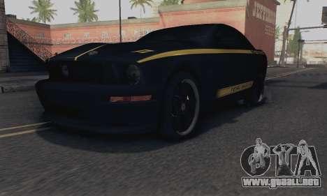 Ford Mustang Shelby Terlingua 2008 NFS Edition para GTA San Andreas