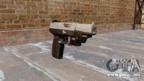 Pistola FN Five seveN LAM Camo ACU para GTA 4