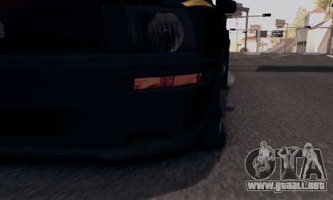 Ford Mustang Shelby Terlingua 2008 NFS Edition para GTA San Andreas