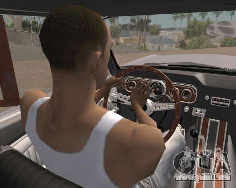 La animación pulsando la señal para GTA San Andreas