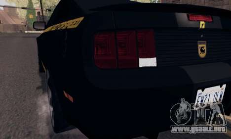 Ford Mustang Shelby Terlingua 2008 NFS Edition para GTA San Andreas