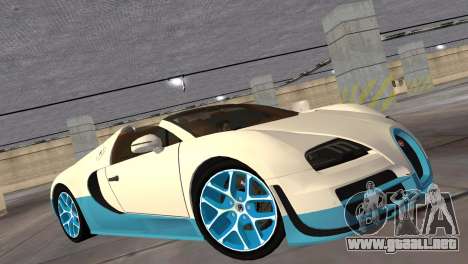 Bugatti Veyron Grand Sport Vitesse para GTA Vice City